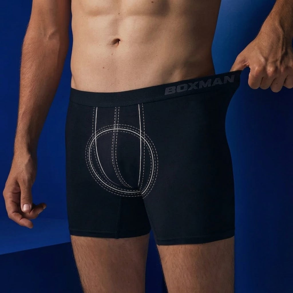BoxMan extended inseam boxer shorts