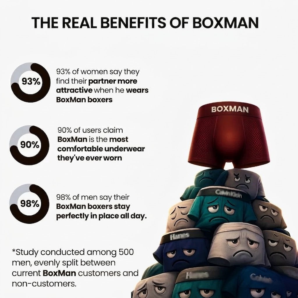 Finally, Reinvented Premium Boxman That Actually Feel Amazing All Day