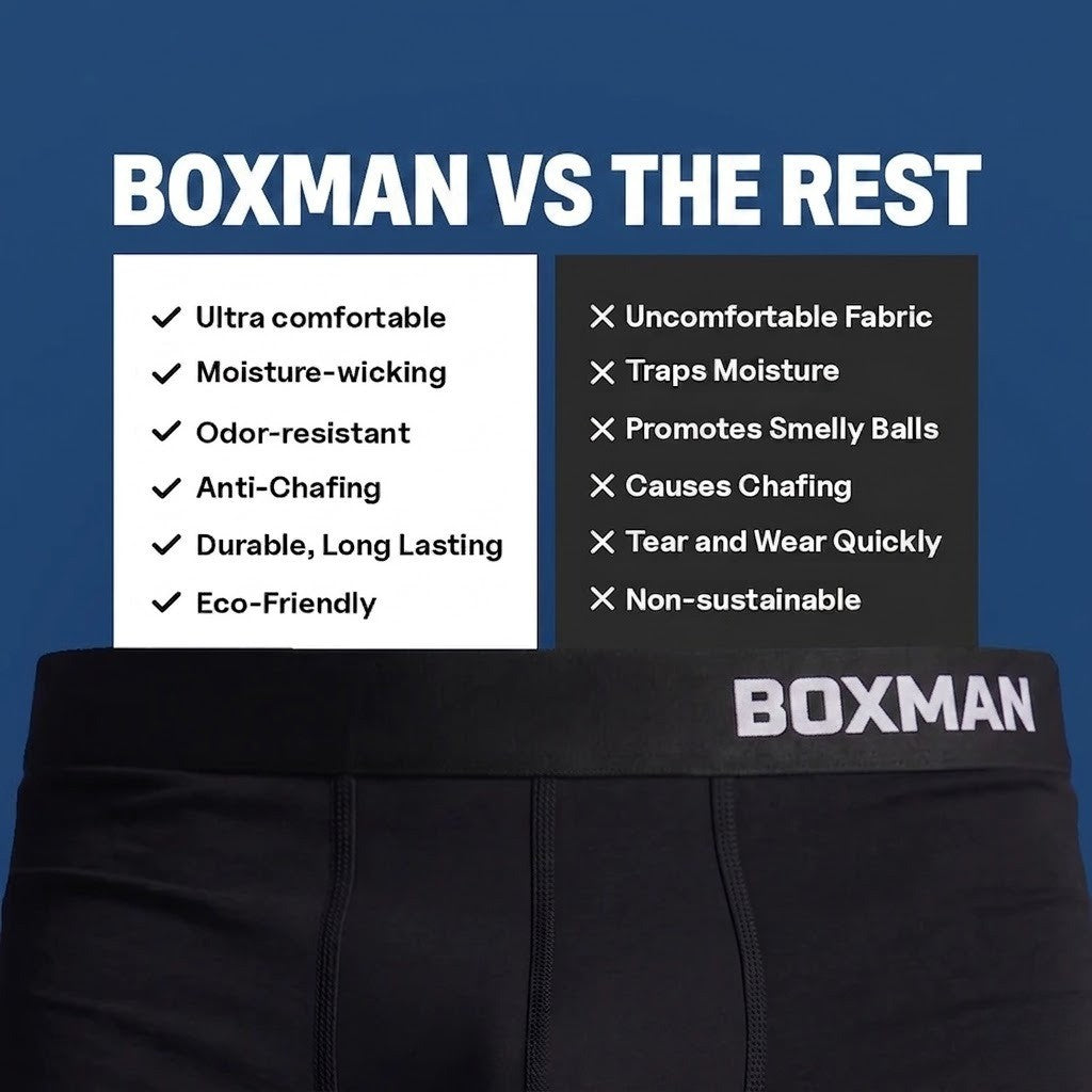 BoxMan comfortable body-contouring fit
