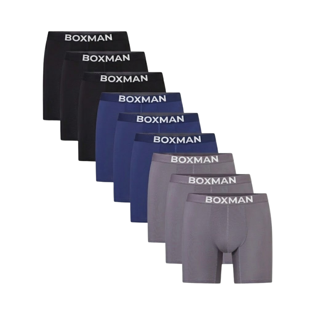 Bamboo Boxman Shorts Pro 9-Pack